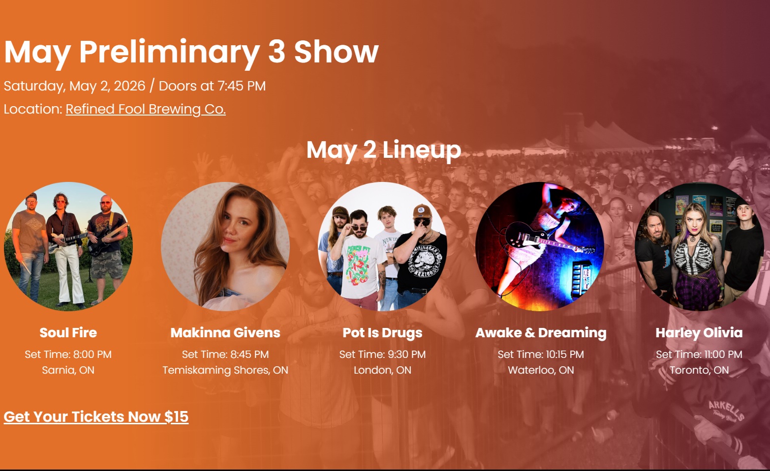 Awake & Dreaming on Road to Revelree